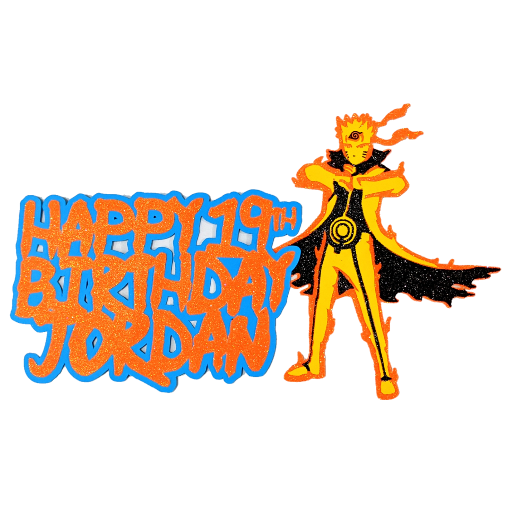 Naruto Flame Cake Topper