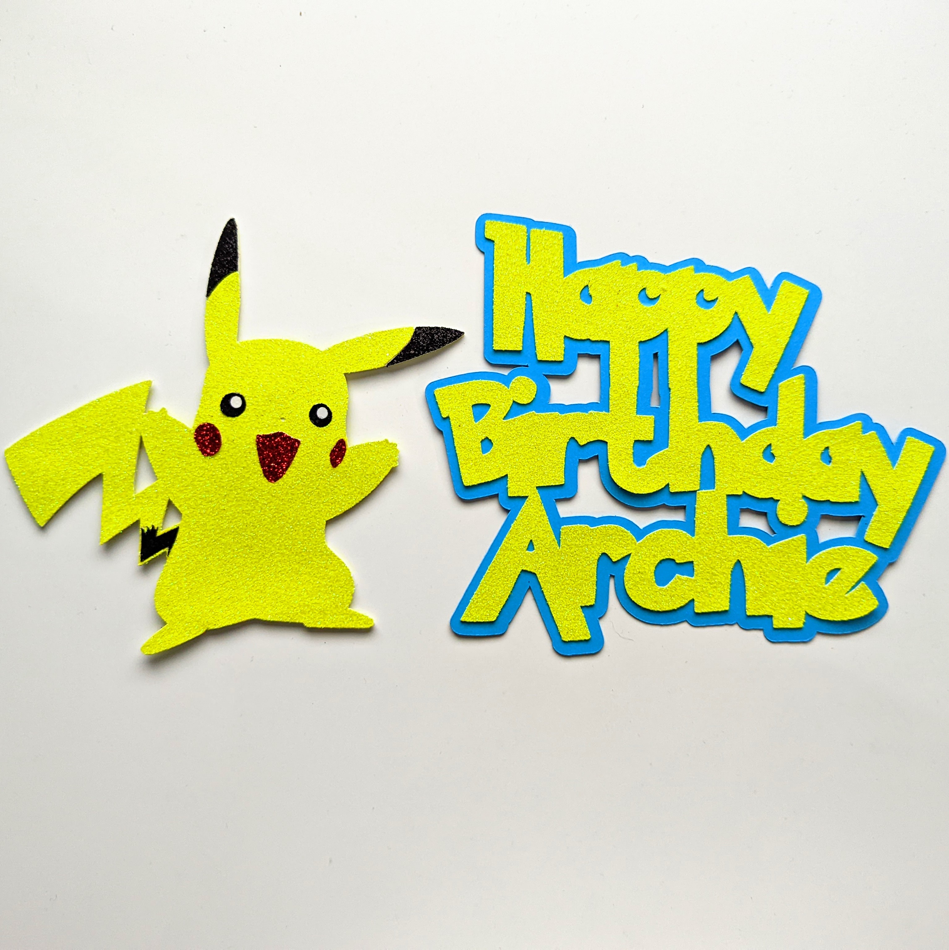 Pikachu Cake Topper